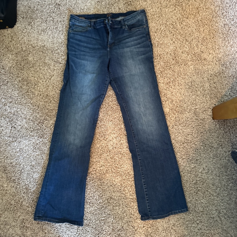 Kut from the Kloth Dark Blue Flare Jeans